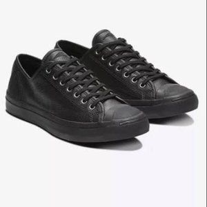 Converse Jack Purcell Leather Ox Mono Black 168362C US Mens 9.5
